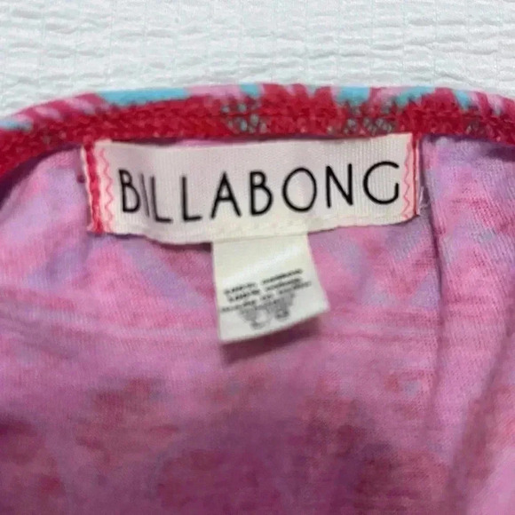 Girls L Billabong Dress Tunic A-Line with Fringe Detail and Criss-Cross Straps - Picture 3 of 6